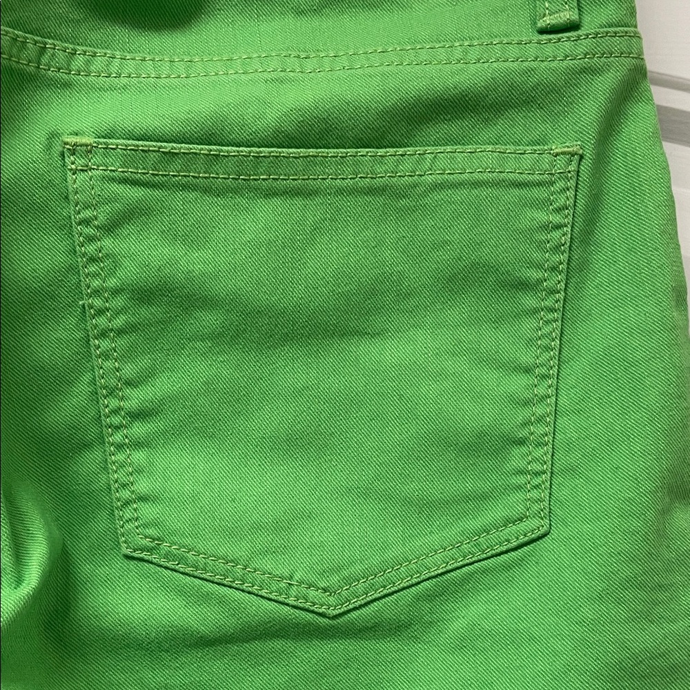Talbots Straight-Leg Jeans in Bright Green - Picture 4 of 14